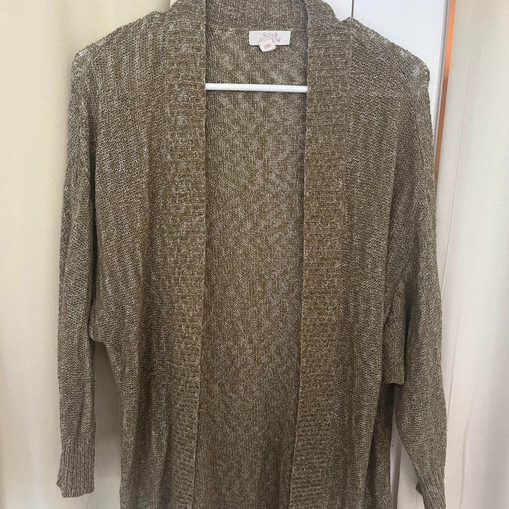 Olive Green Cardigan